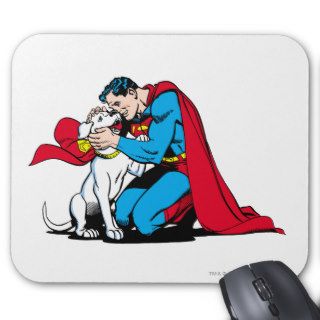 Superman and Krypto Mousepads