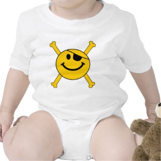 Pirate flag Smiley Rompers