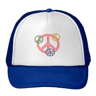 Hippie Peace Sign Hats