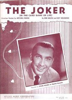 Sheet Music 1954 The Joker Chuck Miller 252  Prints  