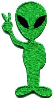Alien Ufo Flying Saucer Roswell Area 51 Retro Sew Applique Iron on Patch S 252 Handmade Design From Thailand Patio, Lawn & Garden