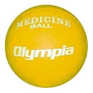 Rubber Medicine Ball   3K (6 7 lbs.) (yellow)  Sports & Outdoors