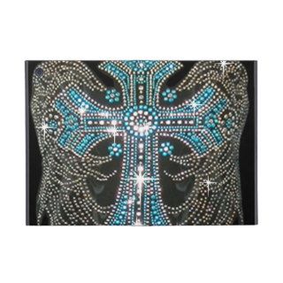 Bling Cross and Angel Wings iPad Mini Cases