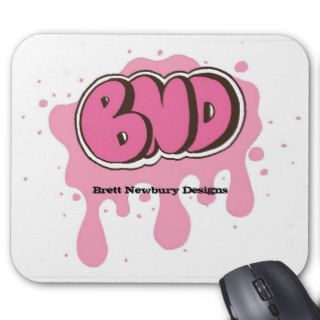Pink BND Logo Mouse Pads