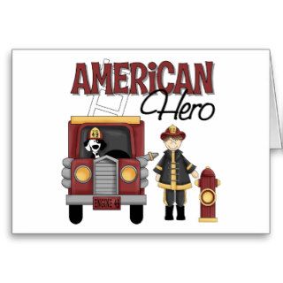 Firefighter Gifts Greeting Cards