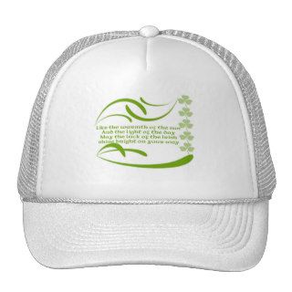 Change Background Color  Irish Blessing Trucker Hats