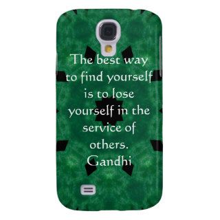 Gandhi Inspirational Quote About Self Help Galaxy S4 Cover