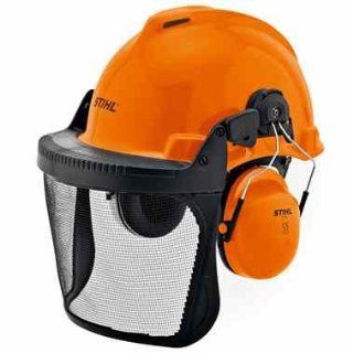 Stihl Arborist Birch Orange Hard Hat Helmet Ear Defenders & Visor 00008842401   Hardhats  