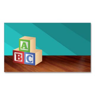 abc Business Cards  background color changeable