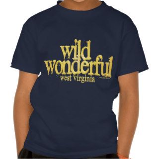 Wild Wonderful West Virginia Yellow Tshirts