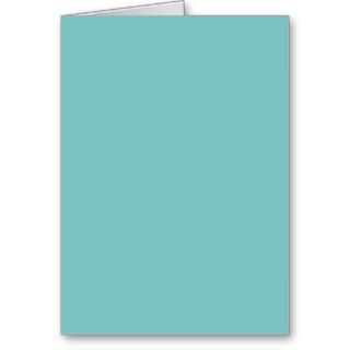 Aqua Sky Background. Chic Fashion Color Trend Greeting Cards