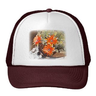 Rope Cactus Blooms Mesh Hats