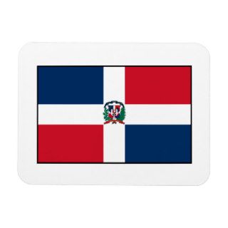 Dominican Republic Flag Rectangle Magnet