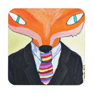 The Importance of Mr Fox   by PaperTrees Drink Coaster
