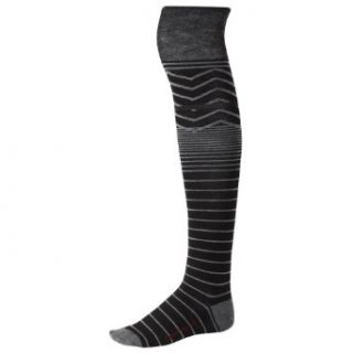 Smartwool Women's Optic Frills Knee Sock, Charcoal Heather size M  Sports & Outdoors