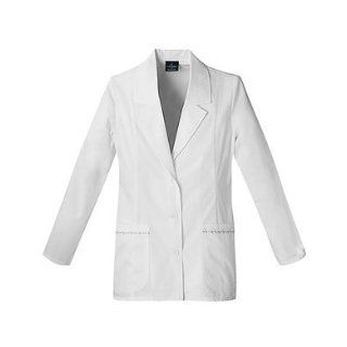 Baby Phat Printed Logo Lab Coat Scrub Lab Coats, White; L Clothing