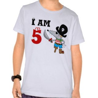 5 year old pirate birthday boy shirts