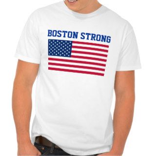 Boston Strong USA American Flag Patriotic City Shirt