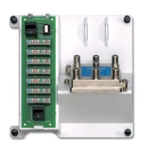 Leviton Structured Media Center Compact Series Telephone Security and 6 Way Video Panel 115 47603 TSV