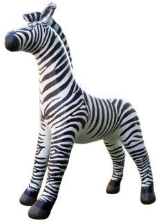 Inflatable Lifelike Zebra   Toy Figures