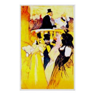 Toulouse Lautrec At the Opera Ball Print