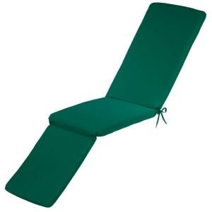 Home Decorators Collection Forest Green Sunbrella Outdoor Steamer Chair Cushion 1573510640
