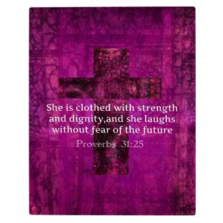 Proverbs 3125 Inspirational Bible Verse  Women Display Plaque