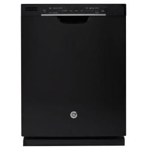 GE Front Control Dishwasher in Black with Steam Cleaning GDF540HGDBB