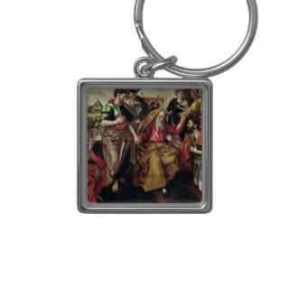 Eliezer Asking for Rebecca to Marry Isaac, 1562 Keychain