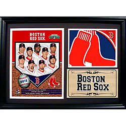 Boston Red Sox 2012 Photo Stat Frame Baseball