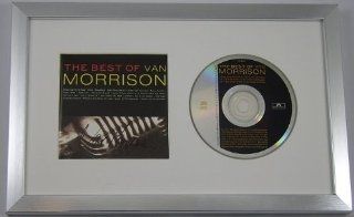 Van Morrison The Best of Signed Autographed Cd Cover Custom Framed Display Loa Entertainment Collectibles
