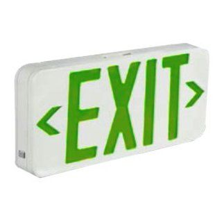 TCP 09116   2 watt 120/277 volt Green Exit Light LED (22745)   Commercial Lighted Exit Signs  