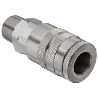 Dixon DC Series Stainless Steel 303 Air Chief Industrial Interchange Quick Connect Fitting, Coupling x NPT Male Quick Connect Hose Fittings