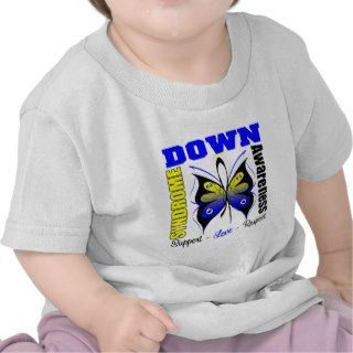 Down Syndrome Awareness Butterfly Tshirts