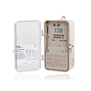 NSI Industries Tork DGLC100A NC Lighting Control with Photo/Override Input Control Time Switch, Noryl Indoor/Outdoor NEMA 3R with Clear Lexan Cover, 120 277 VAC 50/60 Hz Input Supply, DPDT Output Contact Electronic Photo Detectors Industrial & Scient