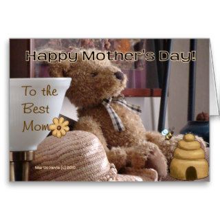 Mother's Day   Teddy Bear   Card   Customize