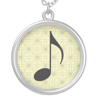 Music Note Pretty Band Pendant Jewelry Gift