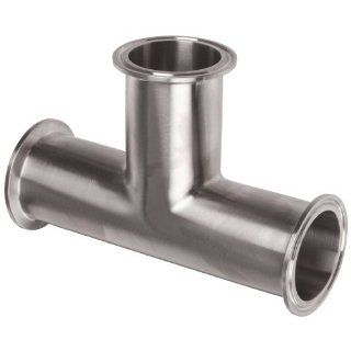 Parker Sanitary Tube Fitting, Stainless Steel 304, Tee, 2" Tube OD Pipe Fittings