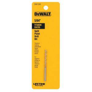 DEWALT 5/64 in. Titanium Split Point Drill Bit DW1305 