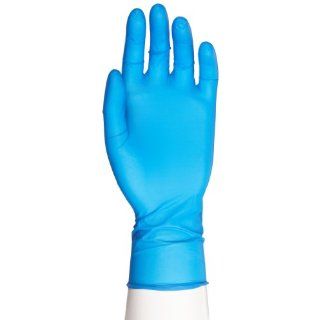 Microflex UltraSense Nitrile Glove, Powder Free, Extended Cuff, 11.4" Length, 3.1 mils Thick Industrial Disposable Gloves