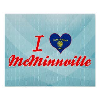 I Love McMinnville, Oregon Print