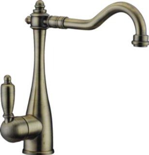 BAFA New Deck Mounted Kitchen Sink Faucet Mixer Tap Bronze Brass Single Handle   Bar Sink Faucets  
