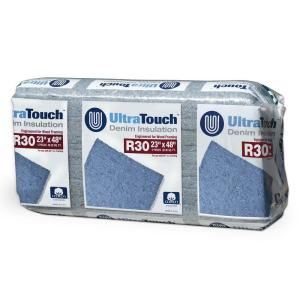 UltraTouch 23 in. x 48 in. R30 Denim Insulation (8 Bags) 10003 03023