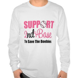 Breast Cancer Support 2nd Base T Shirt