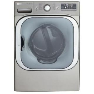 LG Electronics 9.0 cu. ft. Gas Dryer with Steam in Graphite Steel DLGX8001V