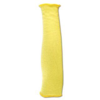 Magid KEVCOT16 CutMaster Kevlar Cotton Blended 2 Ply Cut Resistant Sleeves, Yellow, 16" Length (Pack of 24 each) Arm Safety Sleeves
