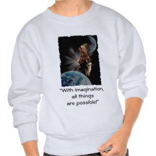 "POSSIBILITIES" Bald Eagle Motivational Gifts Pullover Sweatshirt