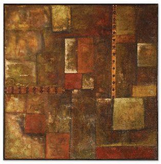 Uttermost Autumn Blocks Modern Wall Art [Kitchen] P.Number 32044   Oil Paintings