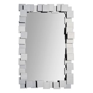 Whitley Stacked Glass framed Mirror Mirrors