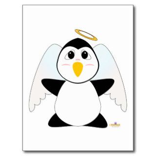 Huggable Angel Penguin Postcards